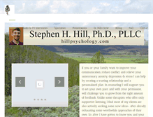 Tablet Screenshot of hillpsychology.com